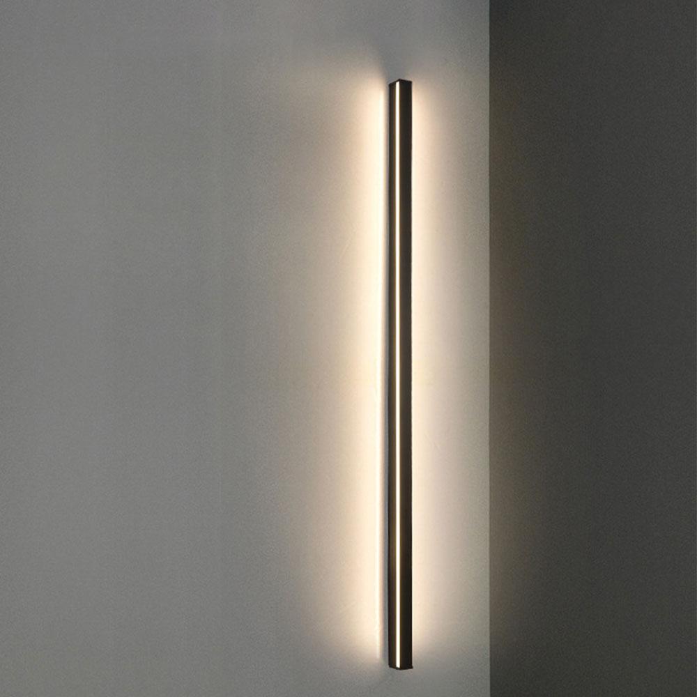 Long LED Linear Lights Dimmable RGB Black Minimalist Wall Lights