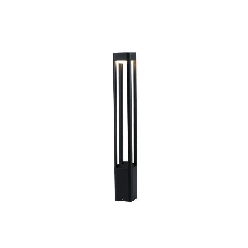 Quadruple-Sided Aluminum LED Bollard Lights Open Design for Optimal Illumination