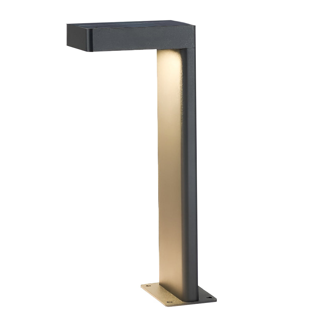 Sleek Solar Pathway Lights with Dusk-to-Dawn Sensor Modern LED Outdoor Landscape Lighting