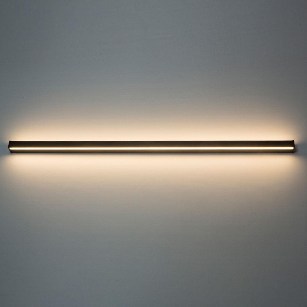 Long LED Linear Lights Dimmable RGB Black Minimalist Wall Lights