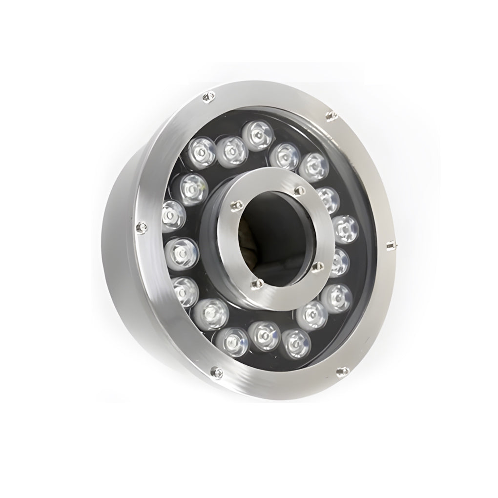 Vibrant LED Ring Pool Lights Waterproof and Colorful Fountain Illumination