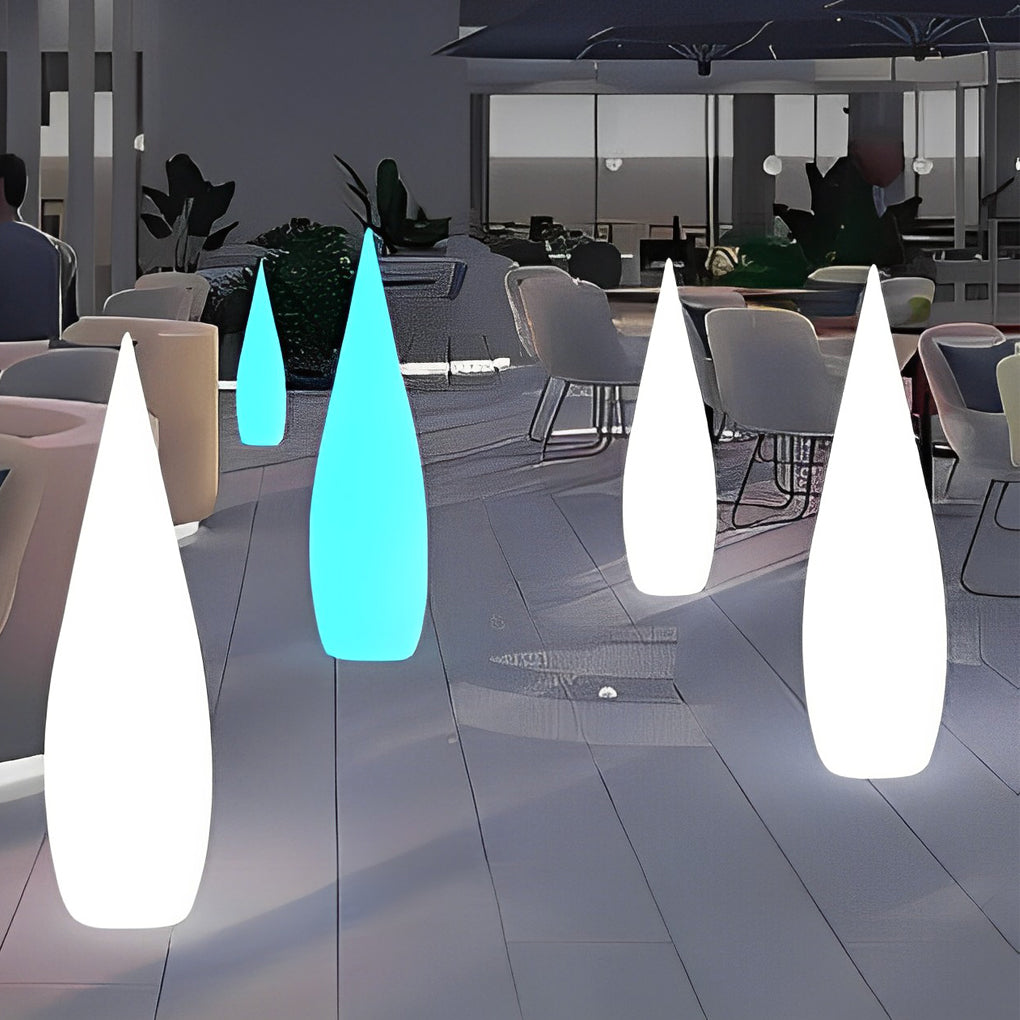 Three-Way Powered Water Drop LED Floor Lamp