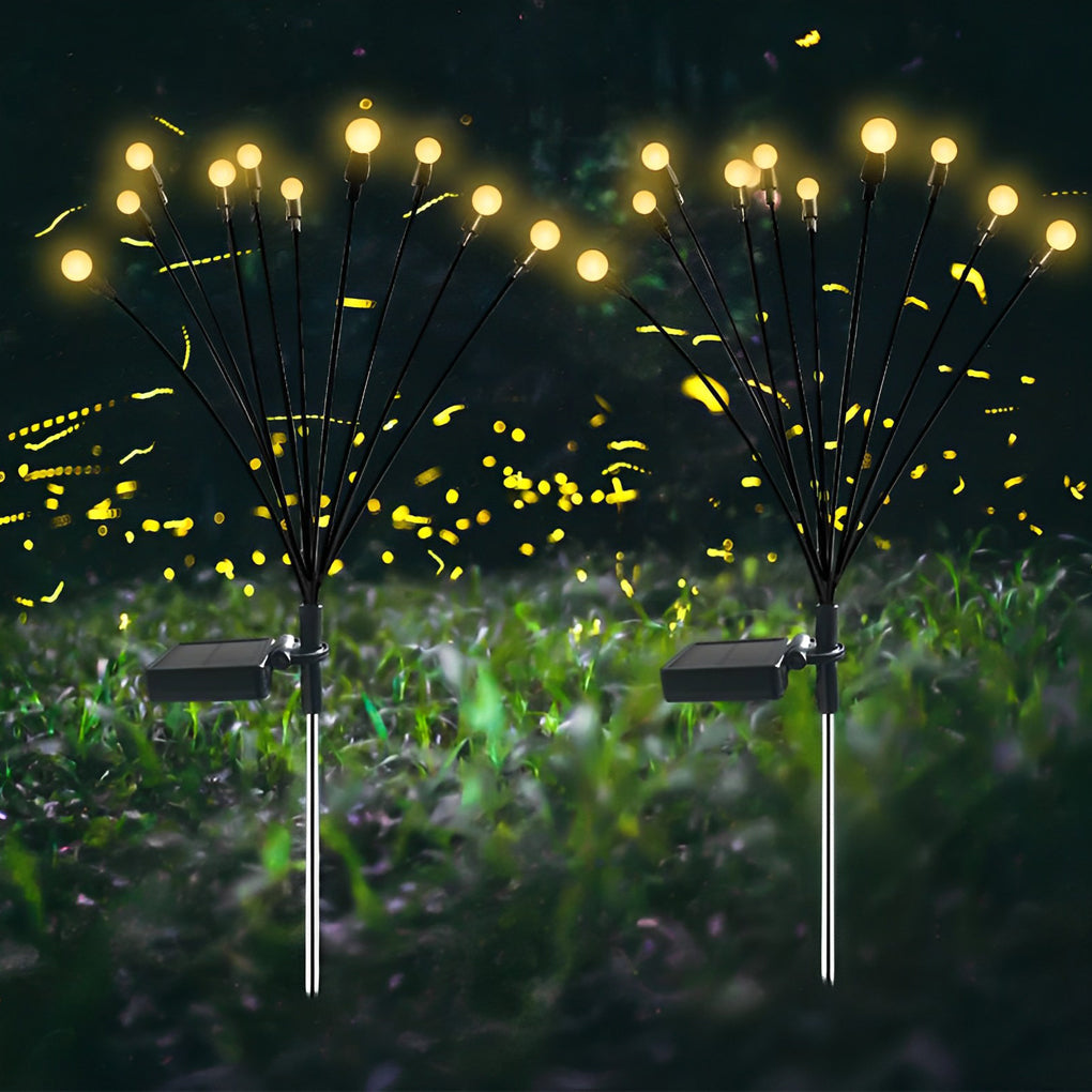 Solar Firefly Garden Lights Eco-Friendly & Weatherproof Outdoor Lighting