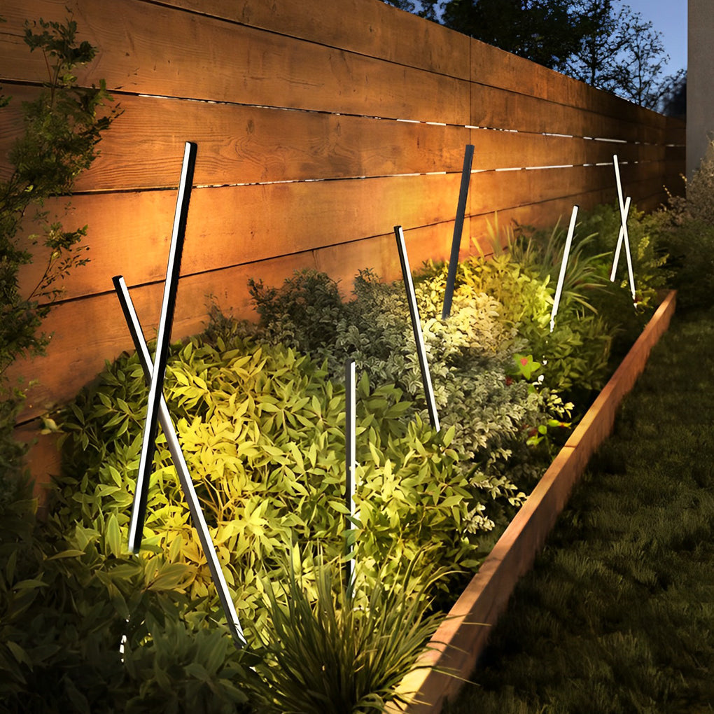 Minimalist LED Linear Lights Waterproof Outdoor Landscape Lighting