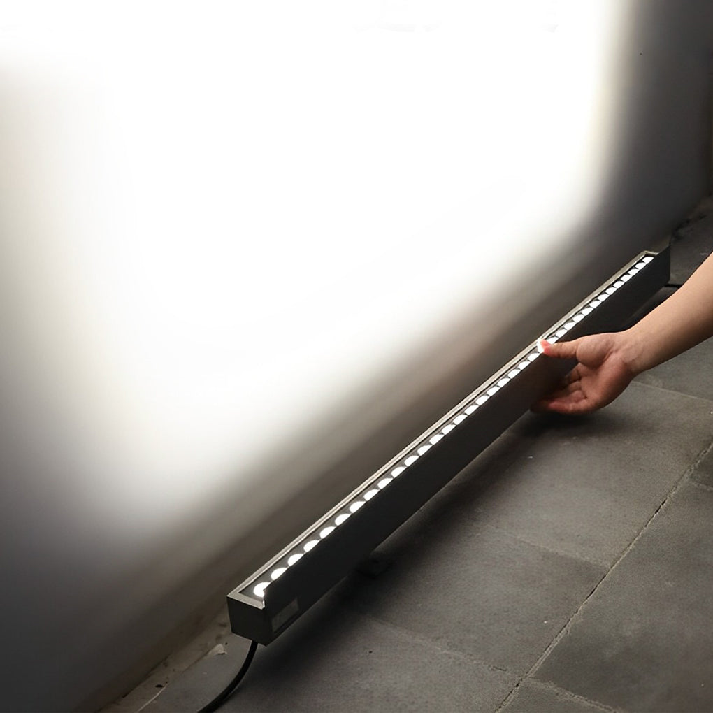 Linear Up LED Outdoor Wall Washer Lights Wall Landscape Lamp with Baffle