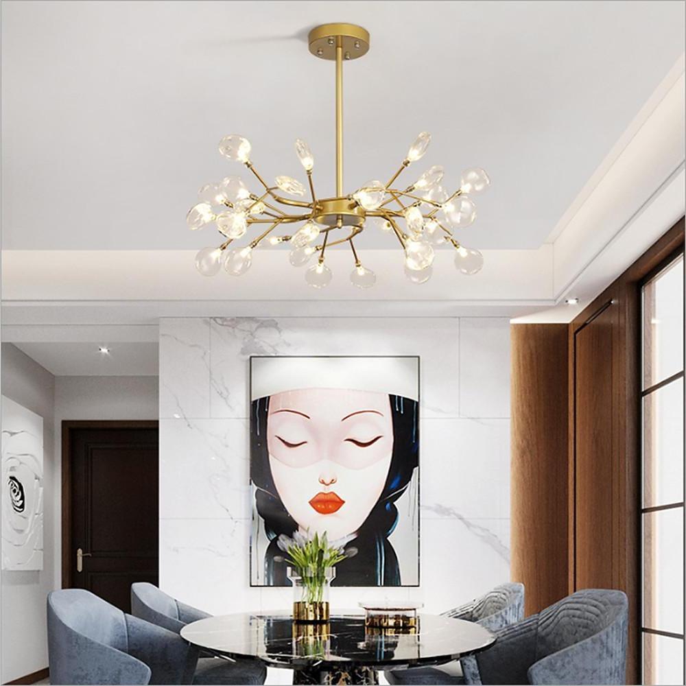 LED Firefly Sputnik Chandelier Modern Hanging Ceiling Lights