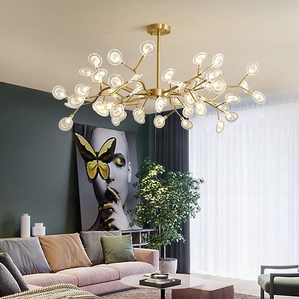 LED Firefly Sputnik Chandelier Modern Hanging Ceiling Lights