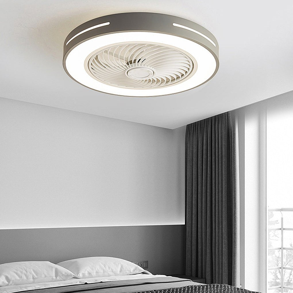 Inverter Bladed Ceiling Fans Light Intelligent Ceiling Fan Lamp with Remote Control Wind-guiding