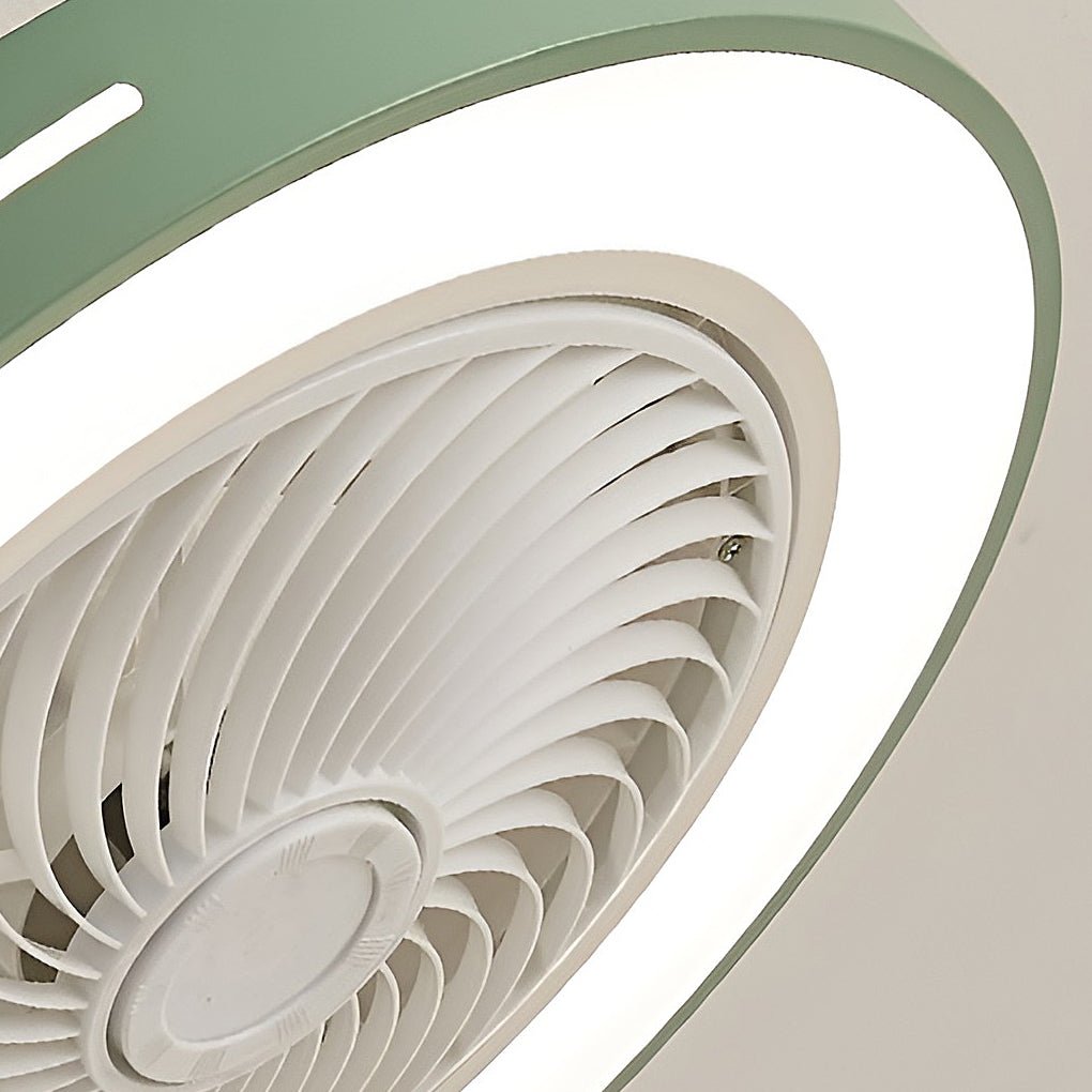 Inverter Bladed Ceiling Fans Light Intelligent Ceiling Fan Lamp with Remote Control Wind-guiding