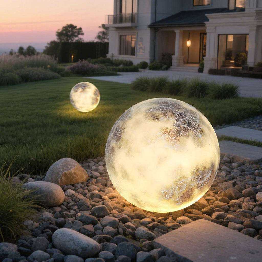 Dreamy Moon Lawn Light Waterproof Glass Luminous Outdoor Lamp