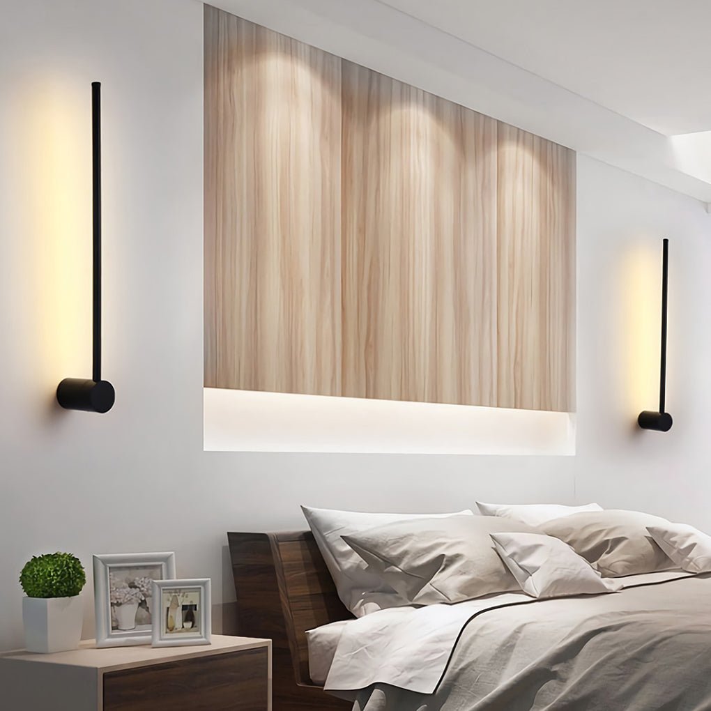 Black/Gold Nordic Ultra-thin Long LED Linear Wall Lights