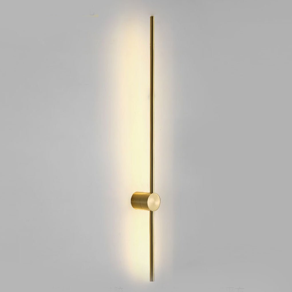 Black/Gold Nordic Ultra-thin Long LED Linear Wall Lights