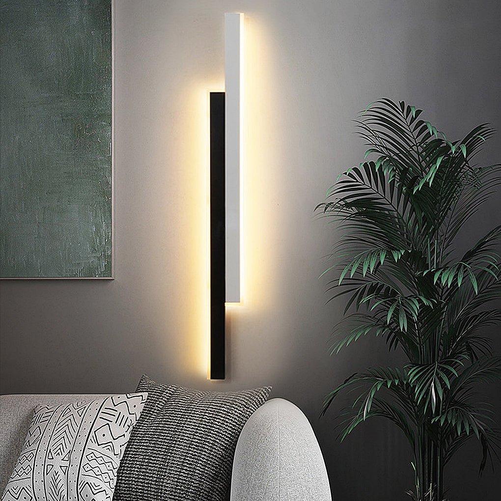 Nordic Minimalist Double Long LED Linear Lights Wall Lamp