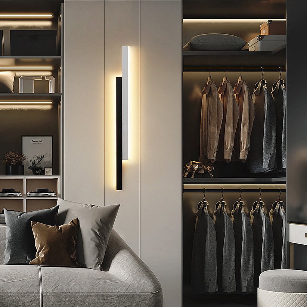 Nordic Minimalist Double Long LED Linear Lights Wall Lamp