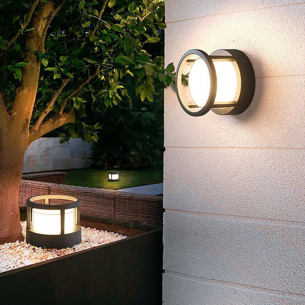 Versatile LED Multi-Mount Lantern Modern Outdoor Lighting for Walls, Walkways, and Posts