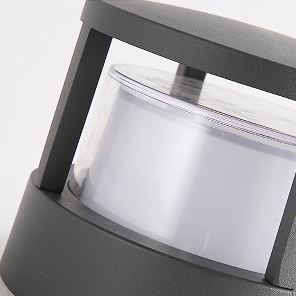 Versatile LED Multi-Mount Lantern Modern Outdoor Lighting for Walls, Walkways, and Posts