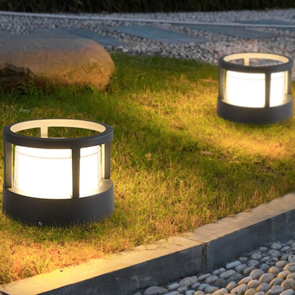Versatile LED Multi-Mount Lantern Modern Outdoor Lighting for Walls, Walkways, and Posts