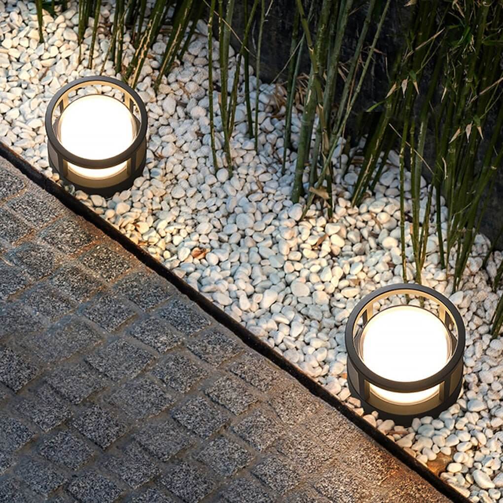 Versatile LED Multi-Mount Lantern Modern Outdoor Lighting for Walls, Walkways, and Posts