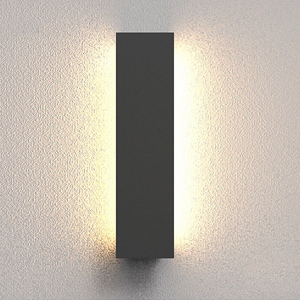 Outdoor Modern Waterproof LED Rectangular Wall Lights Wall