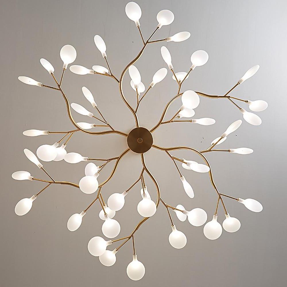 LED Firefly Sputnik Chandelier Modern Hanging Ceiling Lights