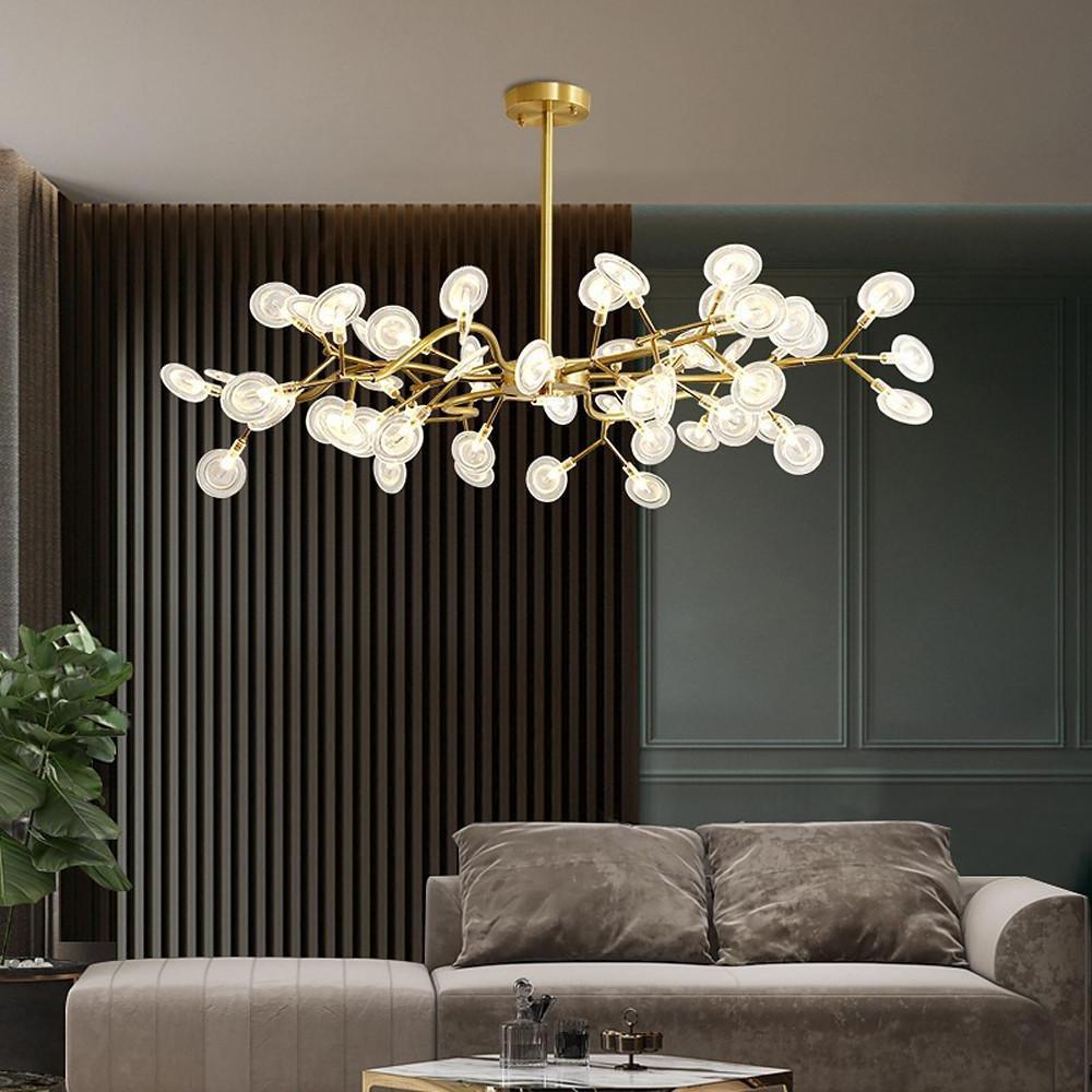 LED Firefly Sputnik Chandelier Modern Hanging Ceiling Lights