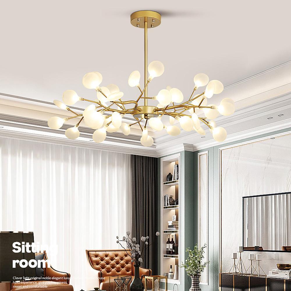 LED Firefly Sputnik Chandelier Modern Hanging Ceiling Lights