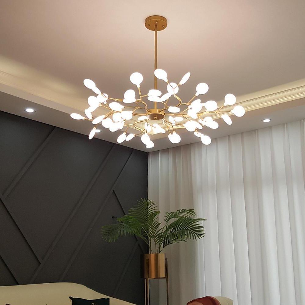 LED Firefly Sputnik Chandelier Modern Hanging Ceiling Lights