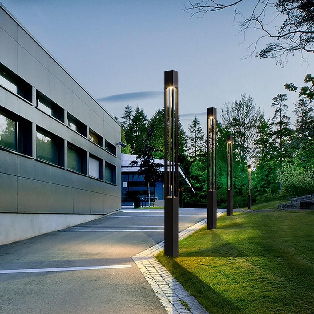 COB 30W LED Bollard Light Modern Open Fixture for Elegant Landscape Lighting