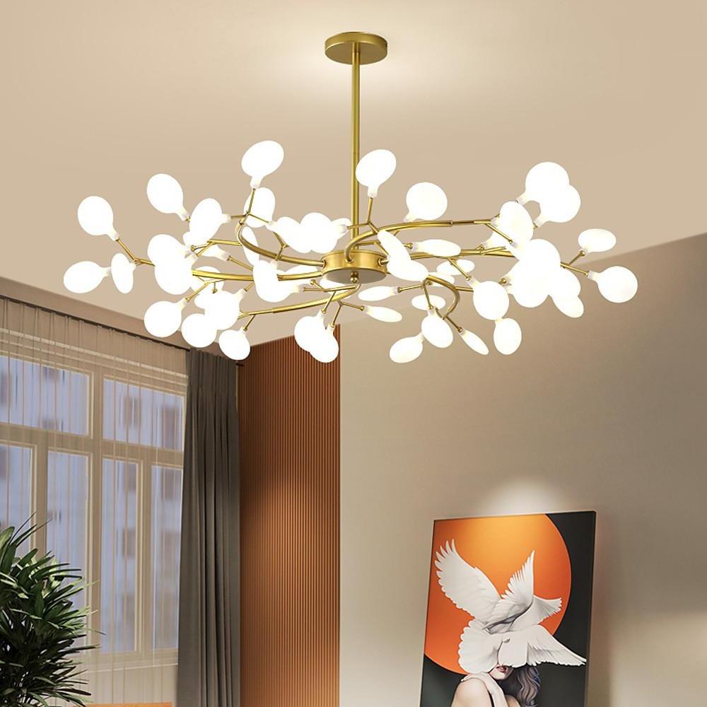 LED Firefly Sputnik Chandelier Modern Hanging Ceiling Lights